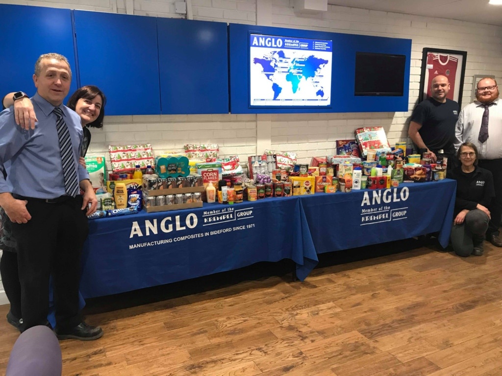 anglo-krempel-foodbank-bideford-devon-charity-donation