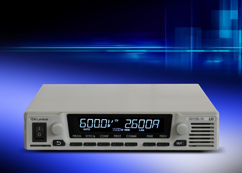 1U half-rack programmable DC power supplies deliver 1,500W