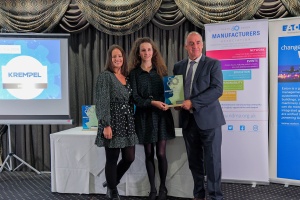 Health and Safety Initiative of the year, sponsored by Krempel. Winner: Accord - received by Abi Johnson and Millie Isaac