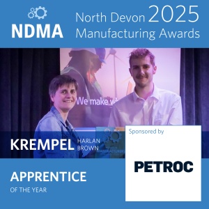 Apprentice of the Year sponsored by Petroc - Krempel