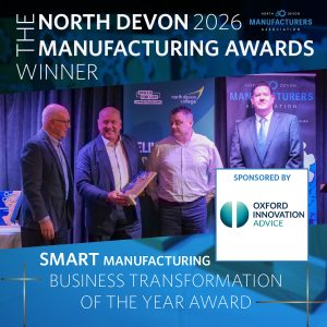 manufacturing awards celebrations people receiving hand-made trophies at annual North Devon Manufacturing Awards