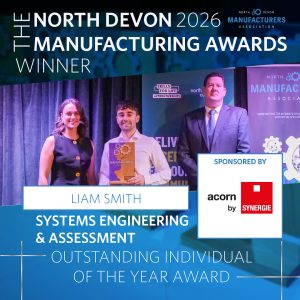 manufacturing awards celebrations people receiving hand-made trophies at annual North Devon Manufacturing Awards