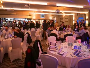 manufacturing awards celebrations people receiving hand-made trophies at annual North Devon Manufacturing Awards